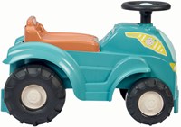 Ecoiffier Traktor Spielzeug fahrbar Kunststoff Stauraum blau-3