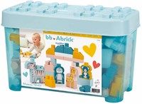 Abrick blocs de construction boîte animaux - 55 pièces jouet de construction coloré