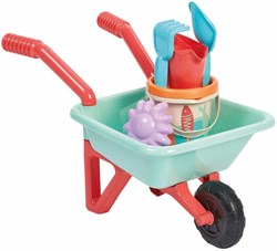 Ecoiffier brouette jouet avec accessoires pour enfants - plage et sable
