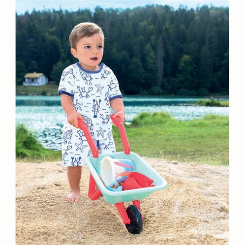 Ecoiffier brouette jouet avec accessoires pour enfants - plage et sable-3