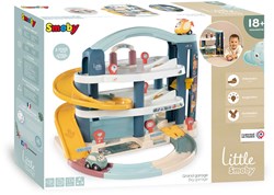 Smoby garage jouet Little Smoby Garage de Luxe avec voiture et hélicoptère