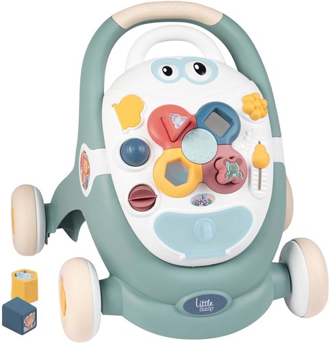 Smoby Baby Lauflernwagen 3-in-1 grün - Little Smoby Babywalker Spielzeug-2