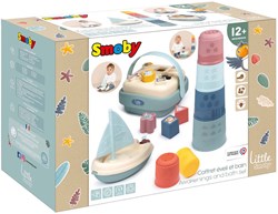 Smoby set d'activités bébé bain - jouet éducatif 13 pièces