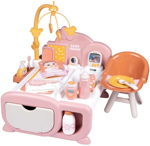 Smoby chambre de jeu pour poupée Baby Nurse Cocoon avec accessoires