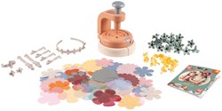 Smoby coffret bijoux fleurs avec presse à fleurs et accessoires