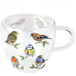 Ambiente Glas Bird species white