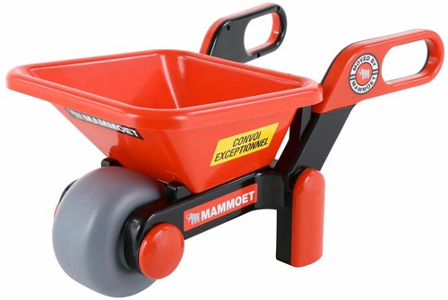 Schubkarre Spielzeug Cavallino Mammoet - stabile Kinder Schubkarre rot schwarz-2