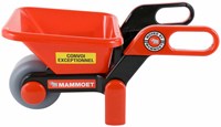 Schubkarre Spielzeug Cavallino Mammoet - stabile Kinder Schubkarre rot schwarz-3