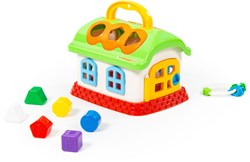 Lern- und Spielhaus pädagogisches Spielzeug multicolor Kunststoff