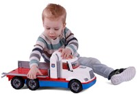 Camion jouet Torpedo Cavallino échelle 1:16 grande benne-3