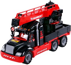 Kranwagen Cavallino Spielzeugauto rot Maßstab 1:16 Kunststoff