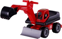 Mammoet Bagger Rutschauto Ride-on Spielzeug rot Sand-2