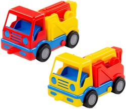 Cavallino Spielzeug-Kranwagen für Kinder ab 12 Monaten - bunt