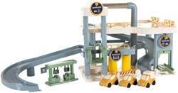 Garage Spielzeug Cavallino Luxe mit Autos Pastellfarben - Spielset