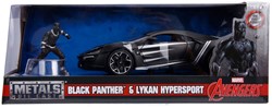 Jada Die-Cast Avengers Black Panther met Auto 1:24