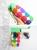 Micro Flaschenhalter Scooter Zubehör neon dots - isolierte Halterung-3
