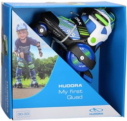 Hudora Rollschuhe verstellbar Kinder Größe 30-33 mehrfarbig