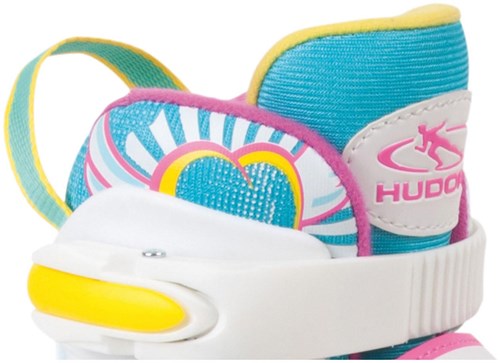 Hudora patins à roulettes Skate Wonders réglables taille 32-35 blanc-2