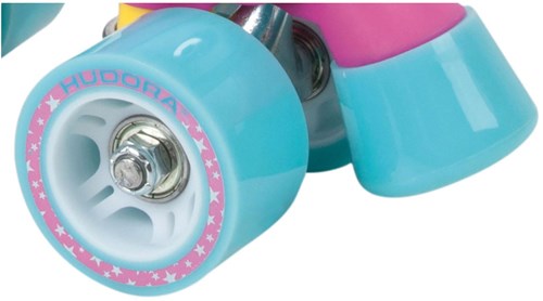 Hudora patins à roulettes Skate Wonders réglables taille 32-35 blanc-3