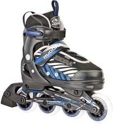 Hudora Inlineskates Leon schwarz Größe 29-32 für Kinder ab 6 Jahren
