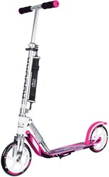 Hudora trottinette Big Wheel RX205 - trottinette enfant rose blanc aluminium