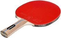 Hudora raquette de tennis de table rouge - ping-pong pour enfants et adultes