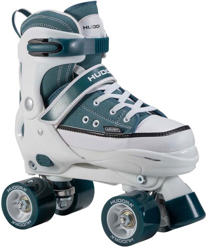 Hudora Rollschuhe Sneaker Midnight verstellbar Größe 32-35 Kinder Skates