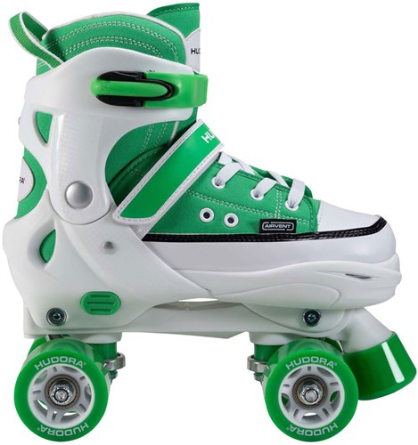 Hudora Rollschuhe Sneaker grün - verstellbares Kinderspielzeug Größe 28-31-2