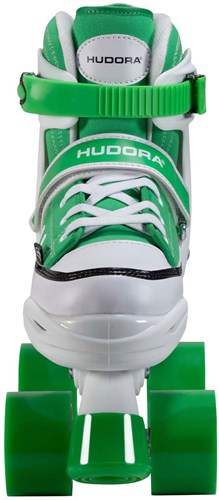 Hudora Rollschuhe Sneaker grün - verstellbares Kinderspielzeug Größe 28-31-3
