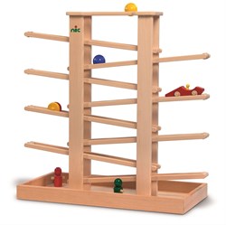 nic jouets en bois Multibahn Medi S avec bac et 6 accessoires