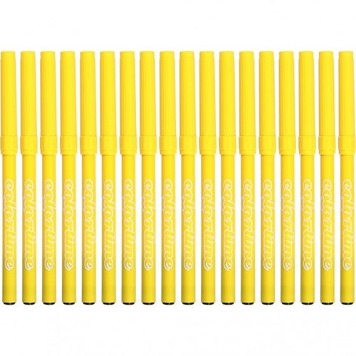 Creativ Company Filzstifte gelb 18 Stück - Kinder Malstifte Set-2