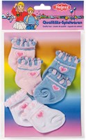 Heless chaussettes pour poupées - chaussettes pour poupées 35-46 cm - 3 paires