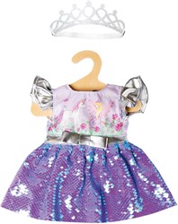 Heless robe poupée bébé Fée & Licorne paillettes 28-35cm multicolore