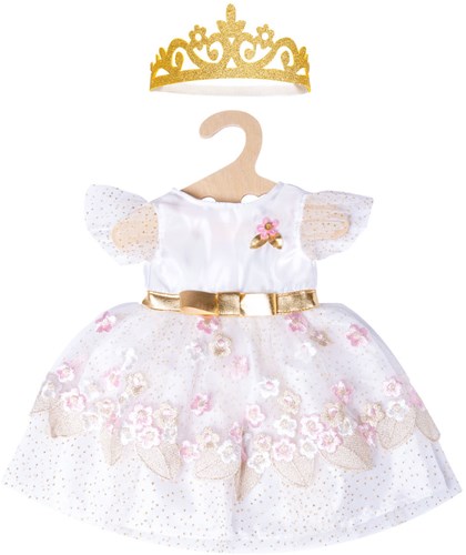 Heless Prinzessinnenkleid Puppenkleidung Kirschblüte 35-45cm mit Krone