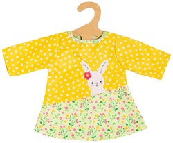 Heless Puppenkleid Tunika Bunny Lou 35-45cm gelb Blumen