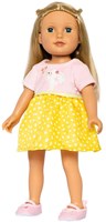 Heless Puppenkleid Bunny Lou rosa gelb 35-45cm Kleidung-3
