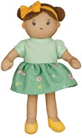 Heless Puppe weiche Babypuppe Martha 22cm mit Kleid und Haarband