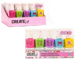 Create It! Duftnagellack 5er-Pack Disp.