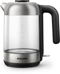 Bouilloire en verre Philips 1,7L avec éclairage capteur - design moderne
