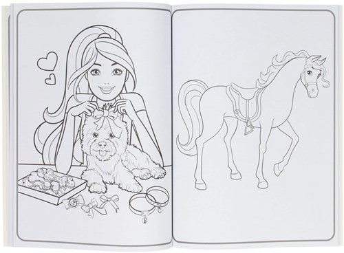 Barbie Malbuch Einhorn - Barbie Ausmalspaß für Kinder-3