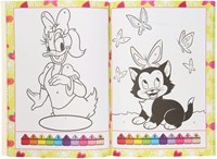 Boek Specials Nederland Malbuch Minnie Mouse nach Zahlen mit Buntstiften-2