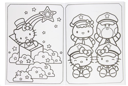 Boek Specials Nederland Malbuch Hello Kitty - Malspaß für Kinder-2