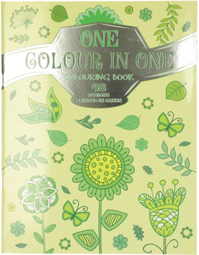 One in One Kleurboek Groen