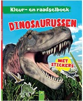 Wins Holland Dinosaurier Malbuch mit Stickern und Rätseln