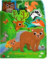 Johntoy Kartonbuch Waldtiere robustes Pappbuch Kleinkinder 3 Jahre