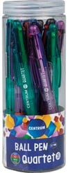 Centre 12 pcs. Centre de stylo à bille 4 couleurs 80126