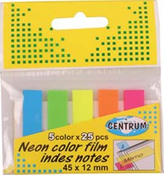 Centrum Filmindex notes 45X12mm Néon 80408