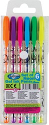 Stylos gel Centrum 6 couleurs néon 87400