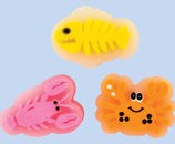 Centre 24 gommes animaux marins 89468