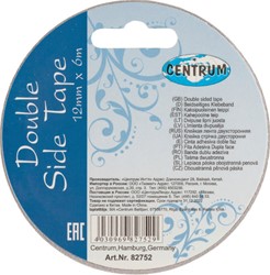 Ruban double face central 12 mm x 6 m 82752
